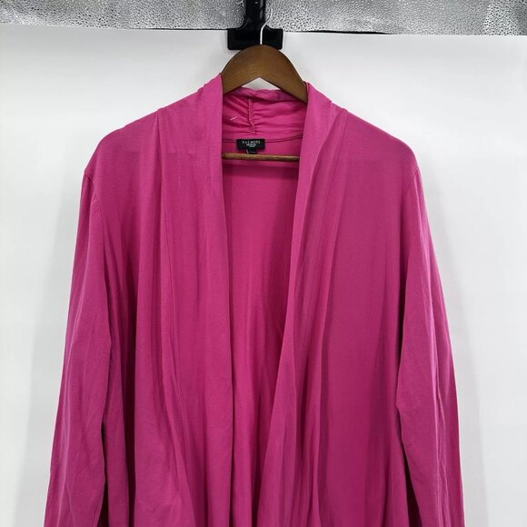 Talbots Cardigan Sweater Womens 2X Pink Open Light Weight Casual Layering - Picture 3 of 9